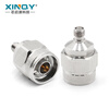XINQY Xinqiyuan N to SMA RF adapter 18/40GHz high frequency 3.5/2.92/2.4mm mutually rotating coaxial connector N male-SMA female (18G)