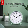 POLARIS Alarm Clock Children's Student Clock Bedside Fashion Simple Metal Silent Small Desk Clock Lazy Desk Clock SN30 Green Back to School Season