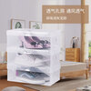 Yijun transparent shoe box, dust-proof and moisture-proof shoe storage box, simple folding space-saving shoe storage artifact, upgraded thickening and high-transparency model, 10 pieces, recommended for men's shoes (suitable for shoe sizes within 44 sizes)