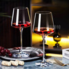 Depinte Crystal Red Wine Glass Rotating Decanter Goblet Wine Glass Home Light Luxury High-end Creative Wine Set 6 Crystal 425ml Red Wine Glass Silver Diamond Cup Holder Decanter