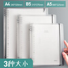 Morning Light (M&G) stationery B5/60 loose-leaf notebook notebook, homework book for middle and high school students, wrong question book, notepad, 8 holes, removable horizontal lines, white inner pages, 1 book, a must-have for the beginning of school