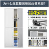 Yuwei Office File Cabinet File Storage Cabinet Iron Cabinet Through Glass Cabinet TW-TBWJG 850*390*1800mm Desk