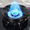 XMSJ household gas stove energy-saving cover fire ring wind-proof ring anti-heat environmentally friendly natural gas stove accessories gas-saving heat insulation wind shield 4 openings enamel thickening