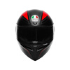 AGV K1S helmet K1 motorcycle motorcycle full-face helmet all-season universal full-coverage running helmet for men and women wide-angle ventilated breathable 3C K1S-WARMUP MATT BLACK RED XL (suitable for 59-61 head circumference)