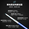 XINQY Xinqiyuan N/SMA RF coaxial cable DC-6GHz silver-plated shielded antenna extension cable flexible low-loss test cable assembly SMA male-SMA female 3m