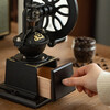 Royal Coffee Hand Grinder Household Coffee Bean Grinder Wheel Retro Hand Grinder Coffee Grinder Wooden Body Retro Hand Grinder