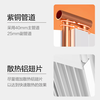Xinfujia radiator household water heating wall-mounted copper-aluminum composite 80*80 flat rear fin radiator can be customized 500 center distance