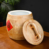 Thick ancient and thin modern Jingdezhen installed rice bucket rice cylinder ceramic cylinder with cover household 20 catties 30 catties 50 catties large water tank moisture-proof oil cylinder 10 catties