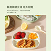YIJUKE ceramic compartmented dinner plate 211 fat-reduced dinner plate breakfast plate dumpling plate fruit plate snack tray divided meal plate
