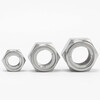 Jinchao 304 stainless steel metal self-locking nut anti-loosening nut M3M4M5M6M8M10 M6 (5 pieces) 316