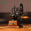 L-BEANS hand-cranked bean grinder household coffee bean grinder manual coffee machine grinder upgraded version grinding core wheel adjustable small handwheel bean grinding machine (carbon steel grinding core)