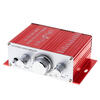 Jiate mini small power amplifier audio power amplifier computer desktop bedside audio amplifier combination red single machine does not include power supply