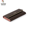 Woodpecker (TUCANO) 2026 new women's long wallet card holder two-in-one high-end niche design New Year's Day birthday gift brown long wallet