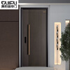 Guifu armored door Guixia shaft type silent door carved cast aluminum door safety door