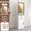 Tan Shi solid wood Buddhist niche standing cabinet glass door shrine shrine simple modern Buddhist cabinet God of Wealth Guanyin table home light luxury installation not included warm white 40*40*166