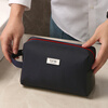 ToMill Toiletries Bag Men's Travel Toiletries Storage Bag Business Waterproof Travel Portable Bath Bag Large Capacity Gentleman-Navy Blue