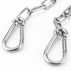 Jinguluo 304 stainless steel chain outdoor 3mm thick chain 5m + 2 spring buckles KZS-1150