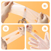 Meiya Disposable Gloves Food Grade 100 Pcs Upgraded Thickened PE Plastic Kitchen Kneading Gloves