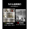 Shousheng wine cabinet display cabinet solid wood wine rack home storage cabinet living room partition cabinet red wine tea cabinet multi-functional entrance cabinet solid wood wilderness color combination 200*24*180