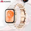Huawei (HUAWEI) fashionable new products Huawei Watch FIT3 smart sports Bluetooth call new watch long battery life monitoring heart rate NFC access control payment birthday 520 Valentine's Day gift Goddess high-definition model + protective case moonlight white + reverse buckle silicone pink flagship new Watch Fit 3