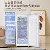 Meiling 172-liter vertical household refrigerator-freezer air-cooled fixed-frequency first-class energy efficiency-32 quick-freezing electronic temperature-controlled color steel panel BD-172WECX white trade-in