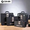 Chuangjingyi selected red wine box with six bottles of Bottega Veneta red wine packaging box wine gift box single and double bottles with 6 bottles, black Bottega Veneta double bottle with wine utensils, universal