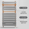 Xuan Kashi copper-aluminum composite small basket bathroom radiator household central heating bathroom storage rack plumbing towel rack 600mm copper-aluminum basket A style gun gray-high