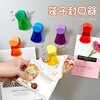 Haofanjie clip sealing clip sealing clip magnetic suction food grade seasoning food clip food moisture-proof snack clip refrigerator magnet clip magnetic suction refrigerator sealing clip 6 pieces