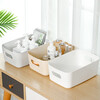 Huixun Jingdong's own brand storage box storage box sundry storage artifact storage box white storage box 3 pieces