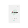 Non-secret FEMME quarterly customized high-flow 3 boxes of tampons with built-in catheter-type ultra-clean tampons 48-piece combination set, 2 boxes for larger quantities + 1 box for super large quantities