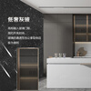 Zhibang integrated kitchen cabinets customized kitchen quartz stone countertops PET skin-friendly material cabinets integrated stove cabinets Meteor Shower