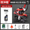 Shennong micro tillage machine small agricultural gasoline rotary tiller Zongshen power tiller hoeing ditching tillage machine tiller four-stroke loosening wheel