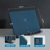Douban Reading Stand Deep Sea Blue Adjustable Reading Stand Desktop Reading Stand Artifact for Children and Students Foldable Multi-Function Wooden Computer Tablet Stand
