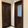African red walnut wood door bedroom door set room interior door new Chinese style painted solid wood door whole house customization wood log customization