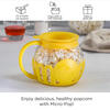 Ecolution Microwave Popcorn Maker 1.4L Oil-Free Glass Cup 3-in-1 Lid