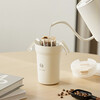 Taimo stainless steel coffee tumbler double-layer water cup ear cup portable ceramic liner coffee cup