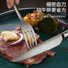 Edo304 stainless steel western steak knife and fork 410 stainless steel table knife set main table knife + main table fork + gift box