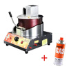 Dekebang's new stall commercial popcorn machine gas electric small tank gas cassette balloon-shaped fully automatic mixing fried rice pot electric gas popcorn machine (can be connected to a small tank of gas)