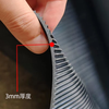 Lechen Shili high-quality black pinstripe rubber sheet insulating rubber mat floor carpet wear-resistant anti-slip mat 3mm 5mm rubber mat pinstripe 1 meter * 1 meter * 3 mm