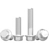 Tianzhuo Hardware Grade 10.9 Fine Thread External Hexagonal Flange Bolts Dacromet M10M12M14M16*1.25 Padded Screws M10*1.25*25 5 pcs concave brain flat bottom