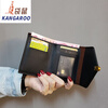 Kangaroo women's wallet ins2025 Chinese Valentine's Day Japanese and Korean simple women's short three-fold small bag European and American coin purse card holder wallet flagship-red