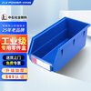 Liwang POWERKING assembled vertical parts box, shelf oblique plastic storage box, screw box, thickened compartments, modular accessories material box, tool box, parts box, 14# back hanging, cannot be assembled, 220*140*125mm single blue