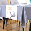 Love a lifetime waterproof tablecloth, oil-proof dining table mat, tablecloth, coffee table cloth, Nordic insulation mat, disposable tablecloth, table mat, rectangular tablecloth, brilliant all the way 137*180cm