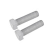 Creaby hot-dip galvanized screws 8.8 grade hot-dip galvanized external hexagonal screws iron tower power screw photovoltaic screws M16*65 (2 pieces)