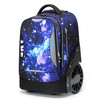Ninth Castle Trolley School Bag Primary School Students Grade 3-6 Can Climb Stairs Boys and Girls Middle School Students Large Capacity Children's School Bag
