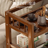 Travel Home Mobile Tea Cart Tea Rack Small Coffee Table Tea Table Side Cabinet Tea Water Cabinet Tea Cart Storage Rack 3 Layers 50 With Drawer