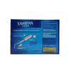 TAMPAX tampon catheter-type non-sensory built-in cotton swab, pure cotton sanitary napkin, invisible menstrual period 96-pack, non-fluorescent tampon (large flow)