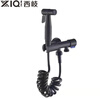 Xiqi stainless steel toilet companion hand washer spray gun set no punching bathroom toilet flush gun angle valve 304 spray gun