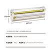 SUPOR cling film cutter, tinfoil divider, jagged hook, magnetic hook, refrigerator, can be used with a variety of baking paper, universal, transparent integrated double compartment, hidden sliding knife