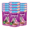 Weijia Cat Canned Soft Pack Cat Wet Food Staple Food Miaoxian Pack 85g*12 Kitten Ocean Fish Flavor
